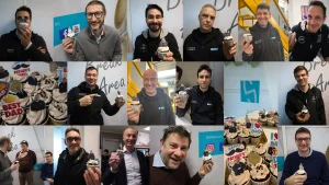 I papà finiscono sui cupcake e scoppia il caso in azienda