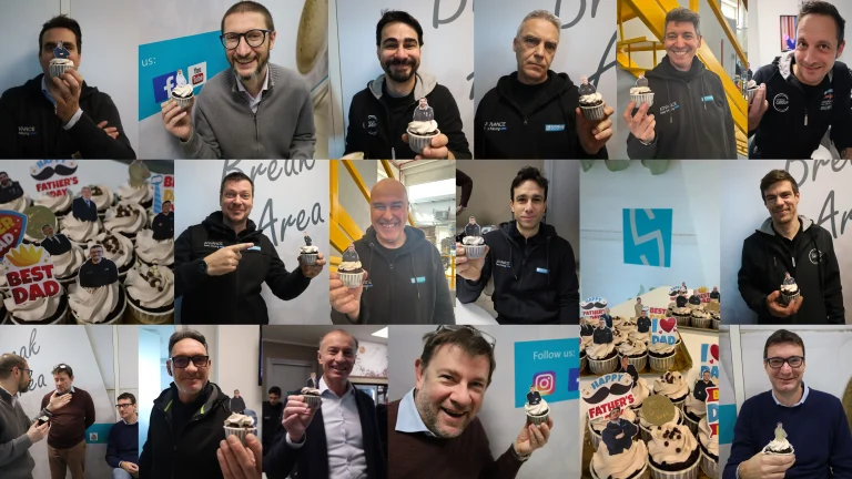 I papà finiscono sui cupcake e scoppia il caso in azienda